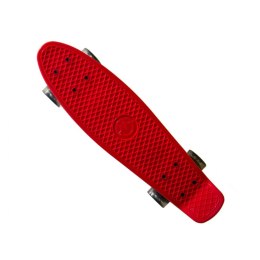 Deskorolka Mini Longboard - czerwona Master
