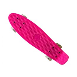Deskorolka Mini Longboard - różowa Master